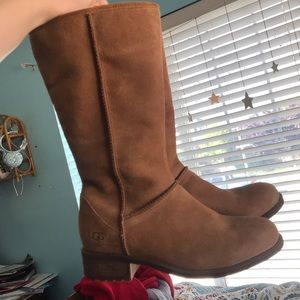 Authentic camel UGG boots